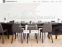 Tablet Screenshot of myklassroom.com